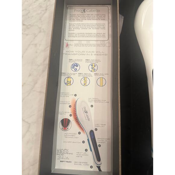 Pro Cabello Luxury 5500 Straightening Brush - Picture 7 of 8